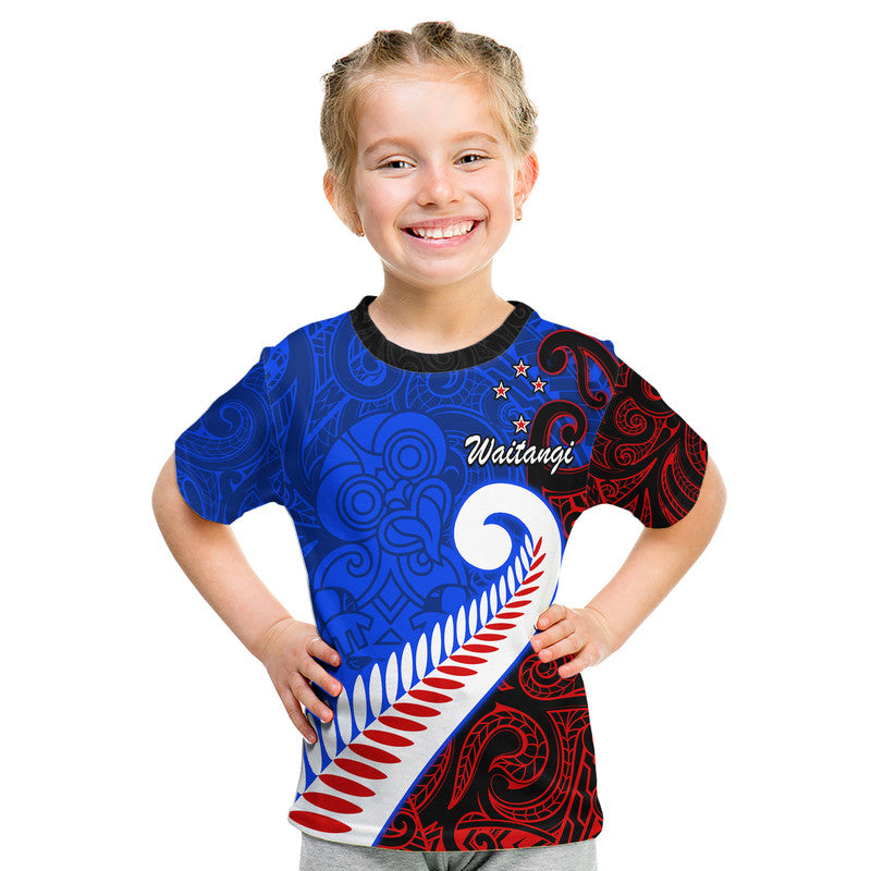 (Custom Personalised) Waitangi Day T Shirt Aotearoa Hei Tiki Silver Fern LT9 - Vibe Hoodie Shop