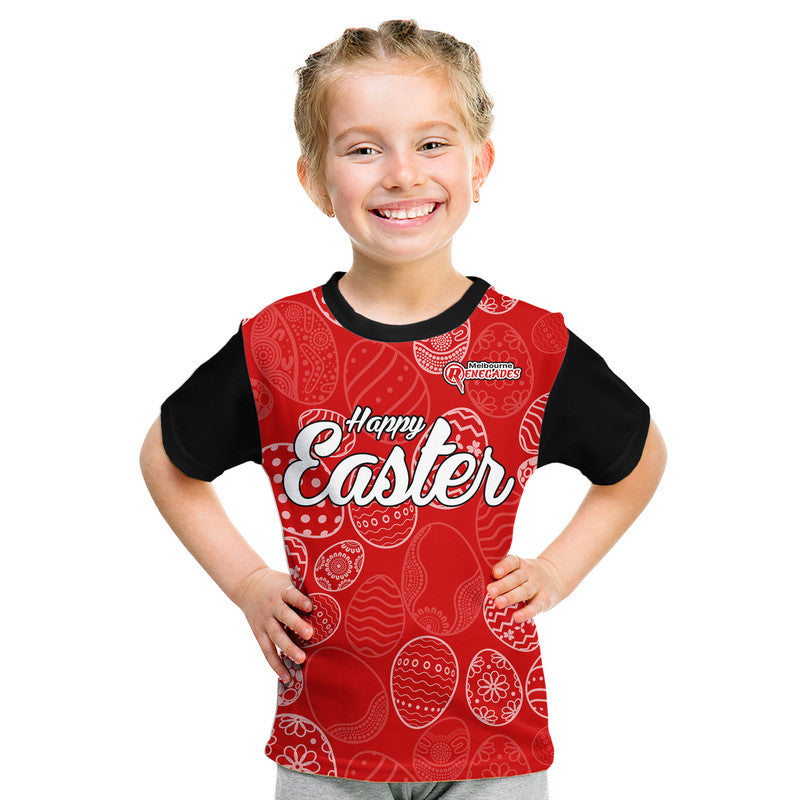 (Custom Personalised) Melbourne Renegades Cricket Happy Easter Day Kid T Shirt Simple Style - Vibe Hoodie Shop