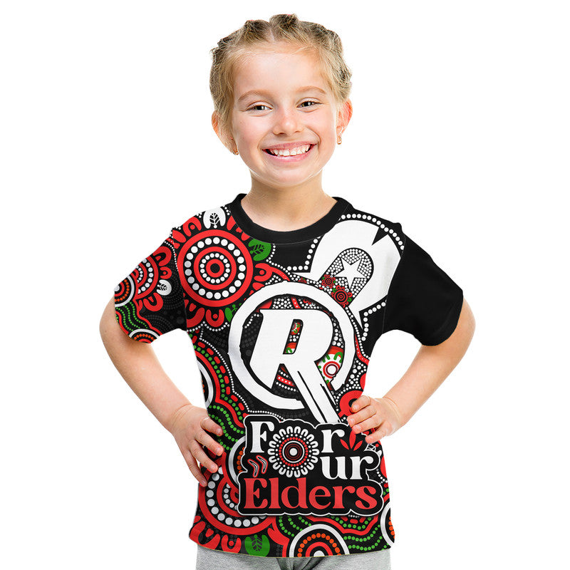 Melbourne Renegades Cricket Kid T Shirt NAIDOC Torres Strait For Our Elders - Vibe Hoodie Shop