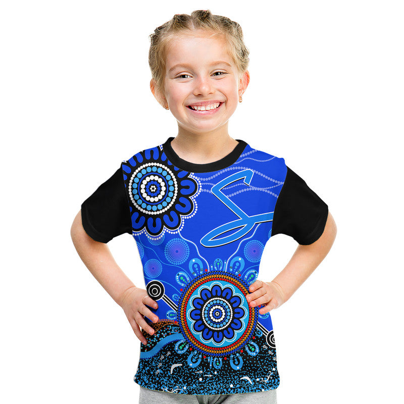 (Custom Personalised) Adelaide Strikers Kid T Shirt Cricket Indigenous Aboriginal - Vibe Hoodie Shop