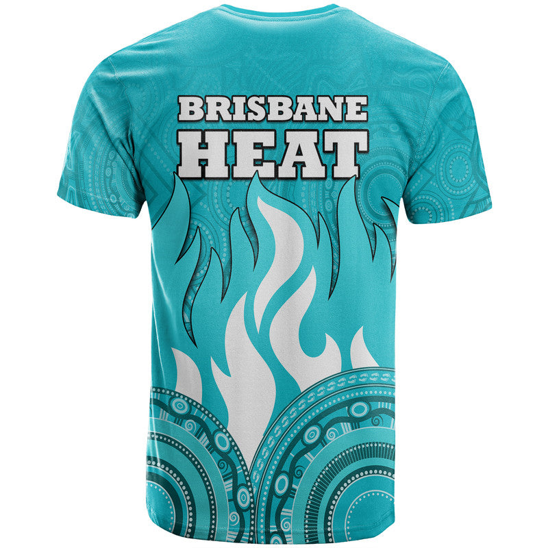 Brisbane Heat Indigenous Aboriginal Arts T Shirt LT9 - Vibe Hoodie Shop