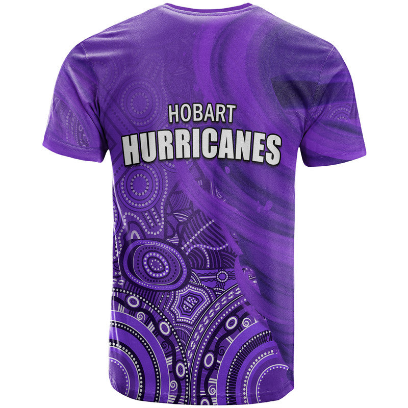 Hobart Hurricanes Indigenous Aboriginal Arts T Shirt LT9 - Vibe Hoodie Shop