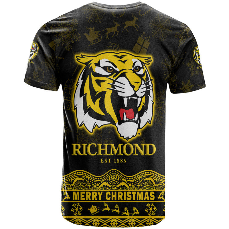 Richmond Tigers Unique Winter Season T Shirt Tigers Merry Christmas LT9 - Vibe Hoodie Shop