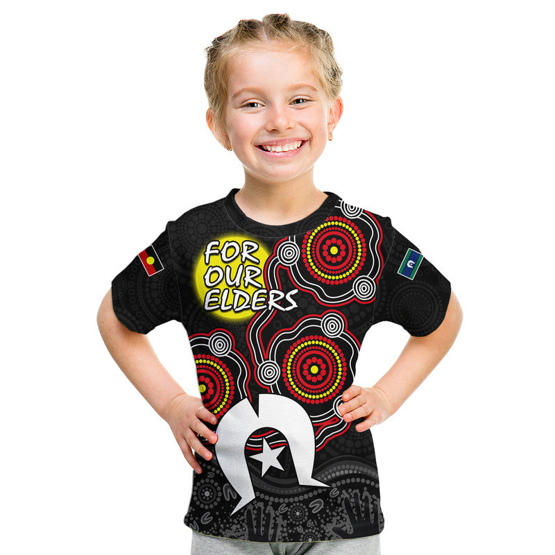 (Custom Personalised) NAIDOC Kid T Shirt Aboriginal and Torres Strait Islander - Vibe Hoodie Shop