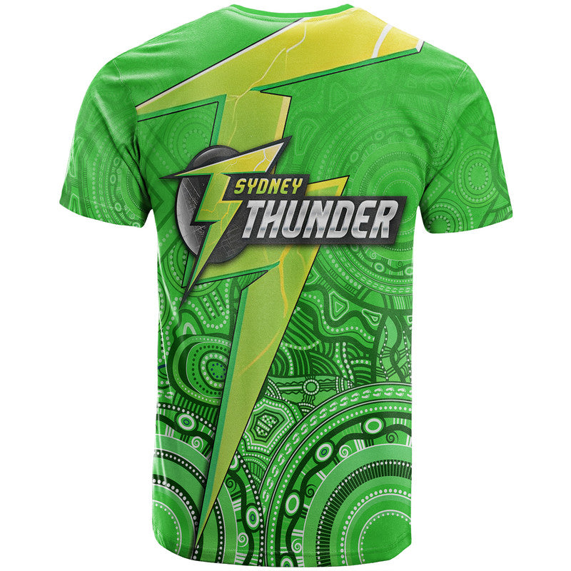 Sydney Thunder Indigenous Aboriginal Arts T Shirt LT9 - Vibe Hoodie Shop