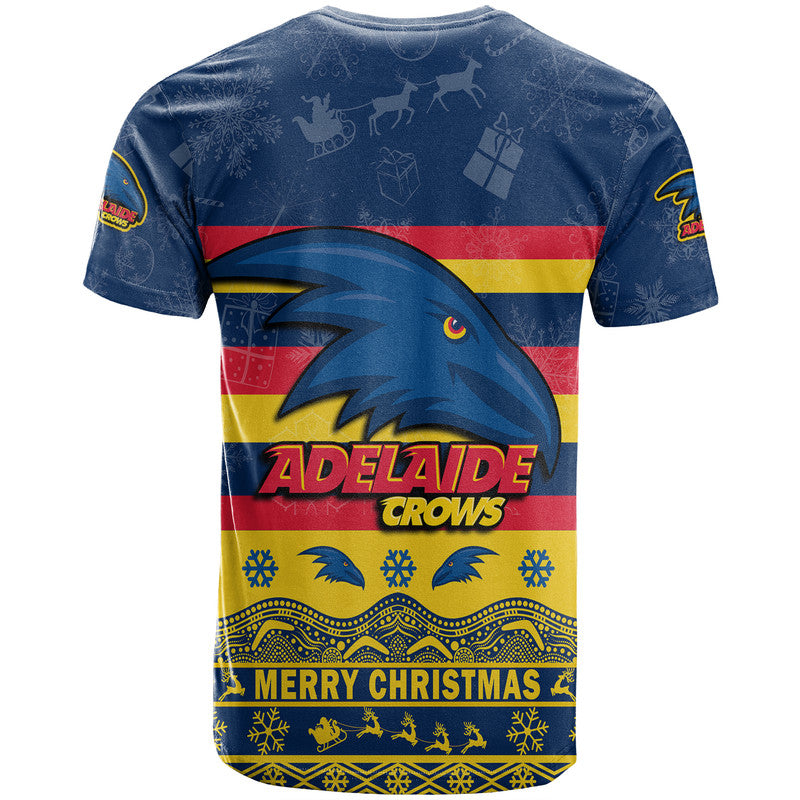 Adelaide Crows Unique Winter Season T Shirt Adelaide Merry Christmas LT9 - Vibe Hoodie Shop