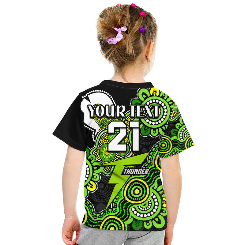 (Custom Personalised) Sydney Thunder Cricket T Shirt NAIDOC Torres Strait For Our Elders LT9 - Vibe Hoodie Shop