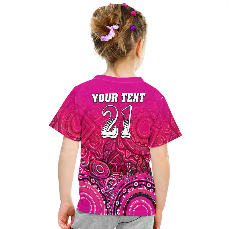 (Custom Personalised) Sydney Sixers Indigenous Aboriginal Arts T Shirt LT9 - Vibe Hoodie Shop