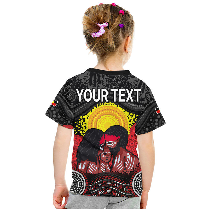 (Custom Personalised) Australia Indigenous Aboriginal Family Kid T Shirt - Vibe Hoodie Shop