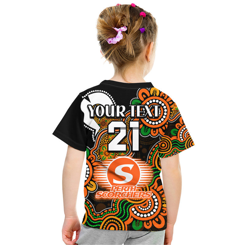 (Custom Personalised) Perth Scorchers Cricket T Shirt NAIDOC Torres Strait For Our Elders LT9 - Vibe Hoodie Shop