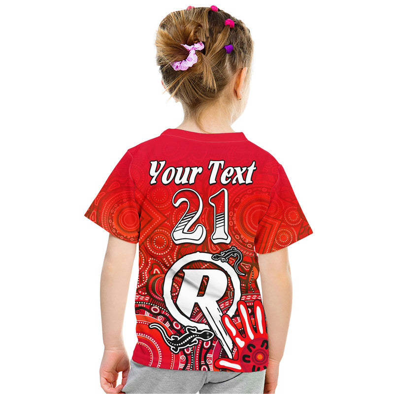 (Custom Personalised) Melbourne Renegades Champions T Shirt Lizard Indigenous Aboriginal LT9 - Vibe Hoodie Shop