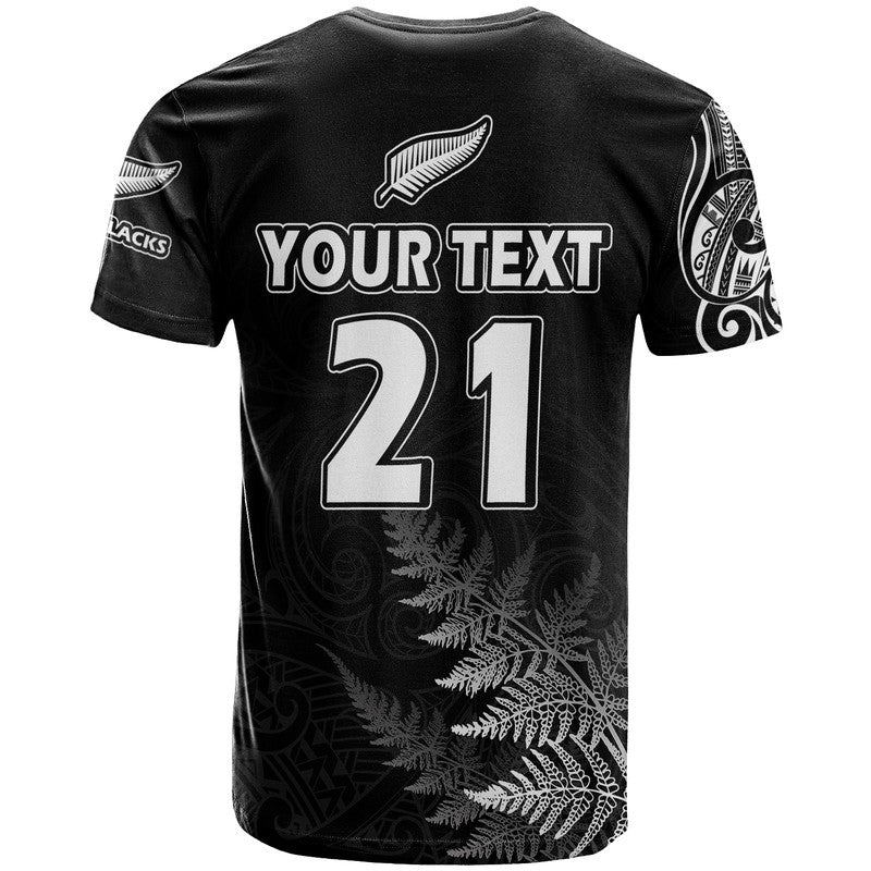 (Custom Personalised) New Zealand Silver Fern Rugby T Shirt Maori Ethics Style LT9 - Vibe Hoodie Shop