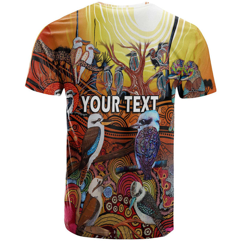 (Custom Personalised) Australia Kookaburra Dreaming Aboriginal Arty Style T Shirt LT9 - Vibe Hoodie Shop