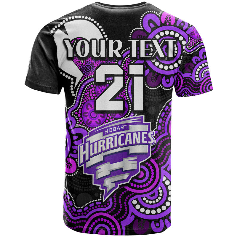 (Custom Personalised) Hobart Hurricanes Cricket T Shirt NAIDOC Torres Strait For Our Elders LT9 - Vibe Hoodie Shop