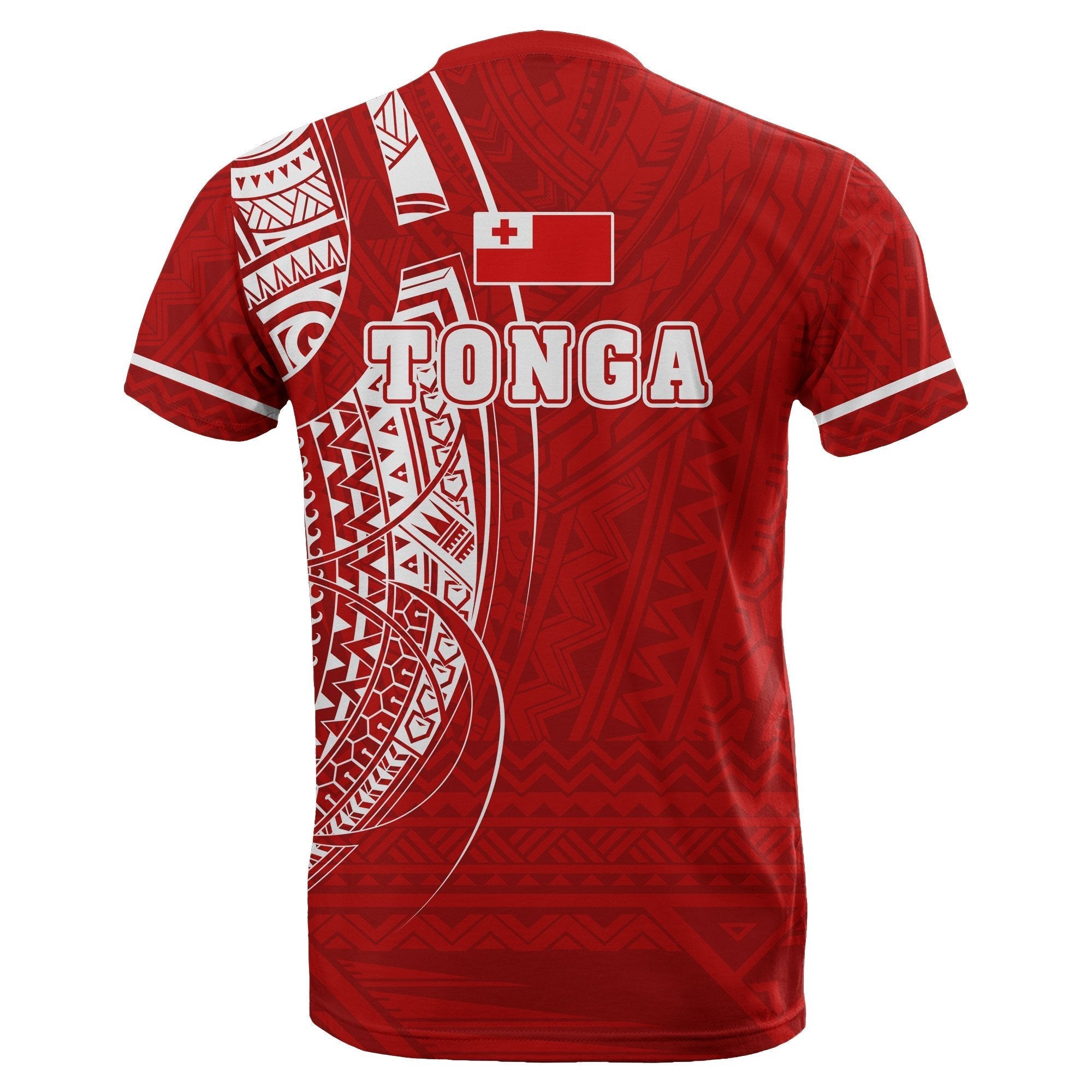 Tonga T shirt - Polynesian Coat Of Arms - Vibe Hoodie Shop