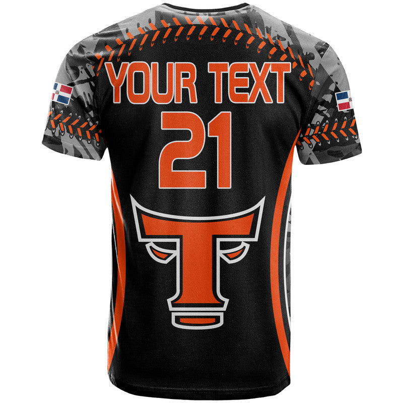 Dominican Toros De Este Baseball Stitches T Shirt Black LT9 - Vibe Hoodie Shop