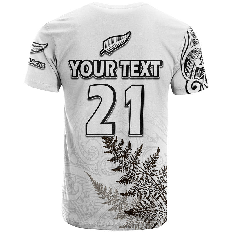 (Custom Personalised) New Zealand Silver Fern Rugby T Shirt Maori Ethics Style LT9 - Vibe Hoodie Shop