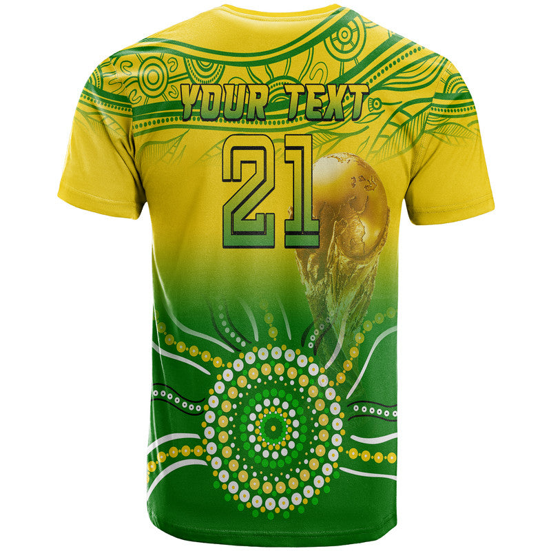 (Custom Personalised) Australia Soccer Socceroos Go Champions T Shirt LT9 - Vibe Hoodie Shop