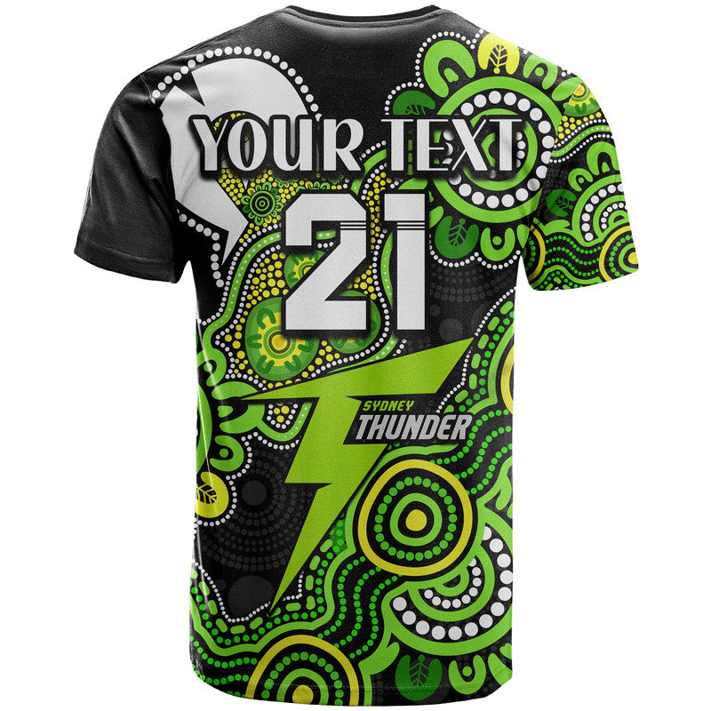 (Custom Personalised) Sydney Thunder Cricket T Shirt NAIDOC Torres Strait For Our Elders LT9 - Vibe Hoodie Shop