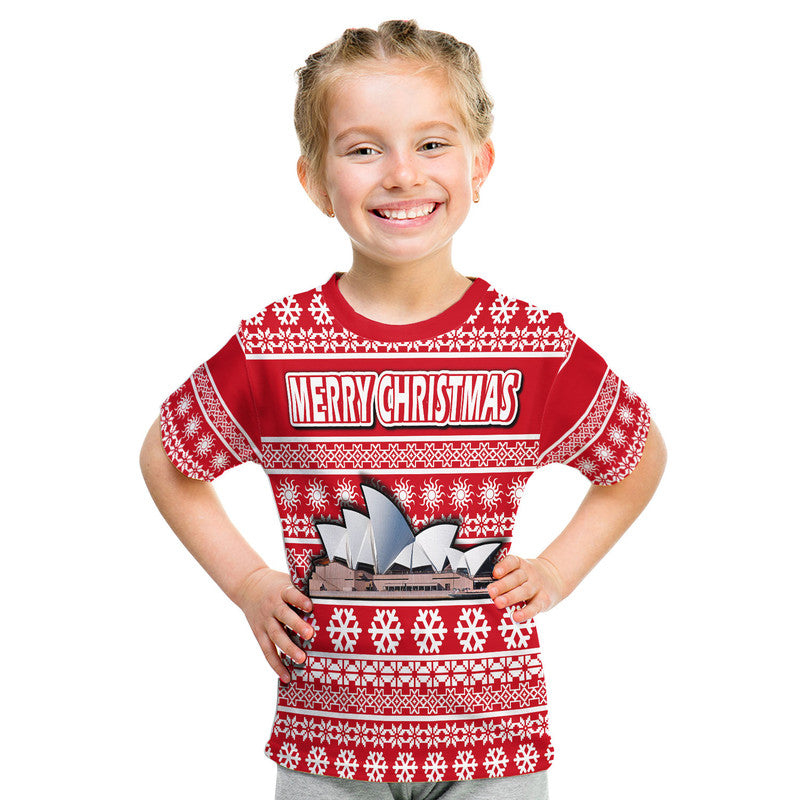 (Custom Personalised) Australian Sydney Opera House Christmas Vibe With Aboriginal Dot Painting Style T Shirt LT9 - Vibe Hoodie Shop