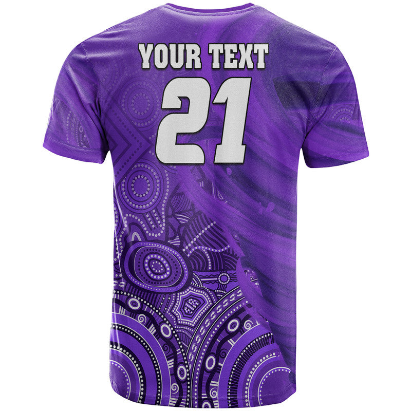 (Custom Personalised) Hobart Hurricanes Indigenous Aboriginal Arts T Shirt LT9 - Vibe Hoodie Shop