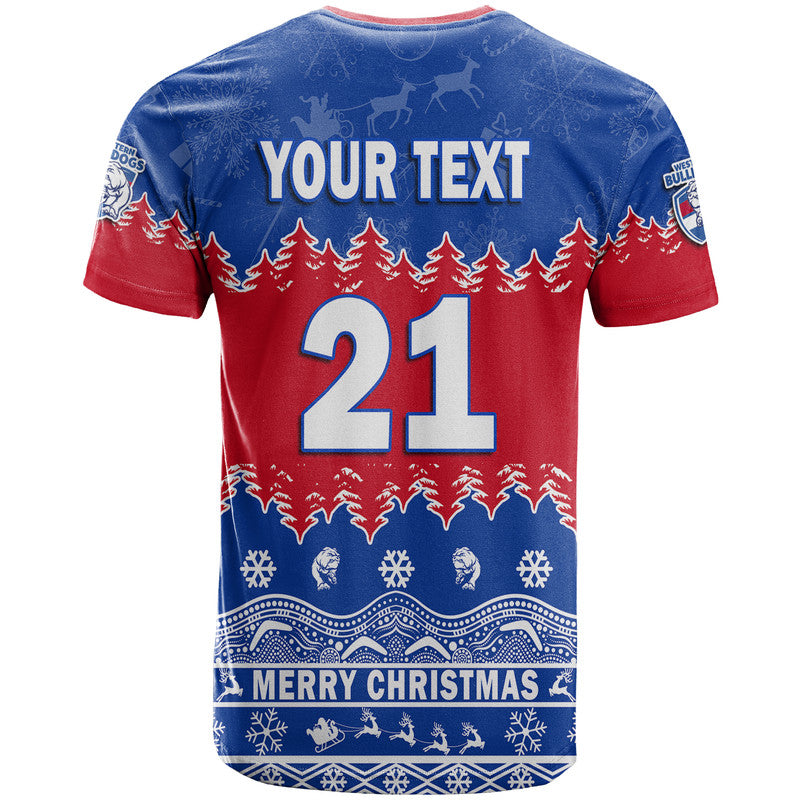 (Custom Personalised And Number) Bulldogs Unique Winter Season T Shirt Dogs Merry Christmas LT9 - Vibe Hoodie Shop