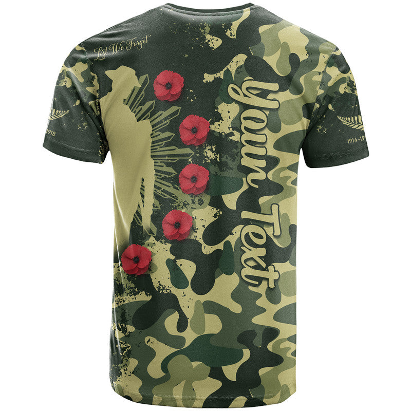 (Custom Personalised) Australia ANZAC Mix Camouflage T Shirt LT9 - Vibe Hoodie Shop