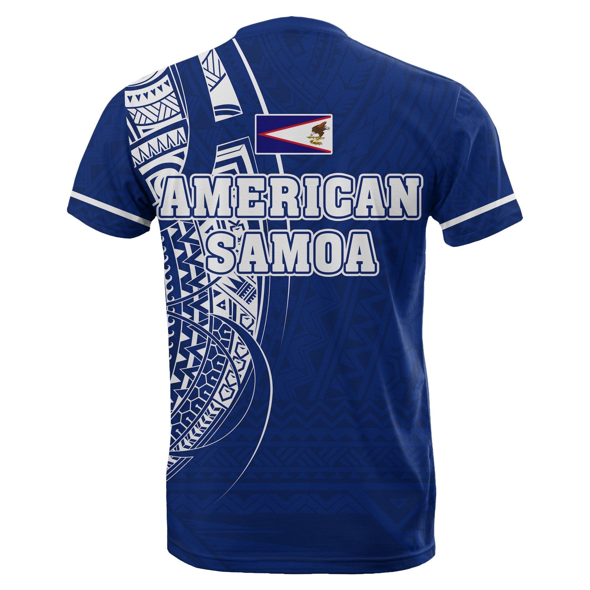 American Samoa T shirt - Polynesian Coat Of Arms - Vibe Hoodie Shop