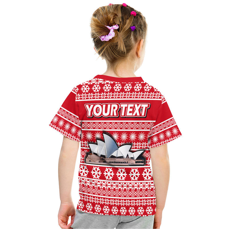 (Custom Personalised) Australian Sydney Opera House Christmas Vibe With Aboriginal Dot Painting Style T Shirt LT9 - Vibe Hoodie Shop