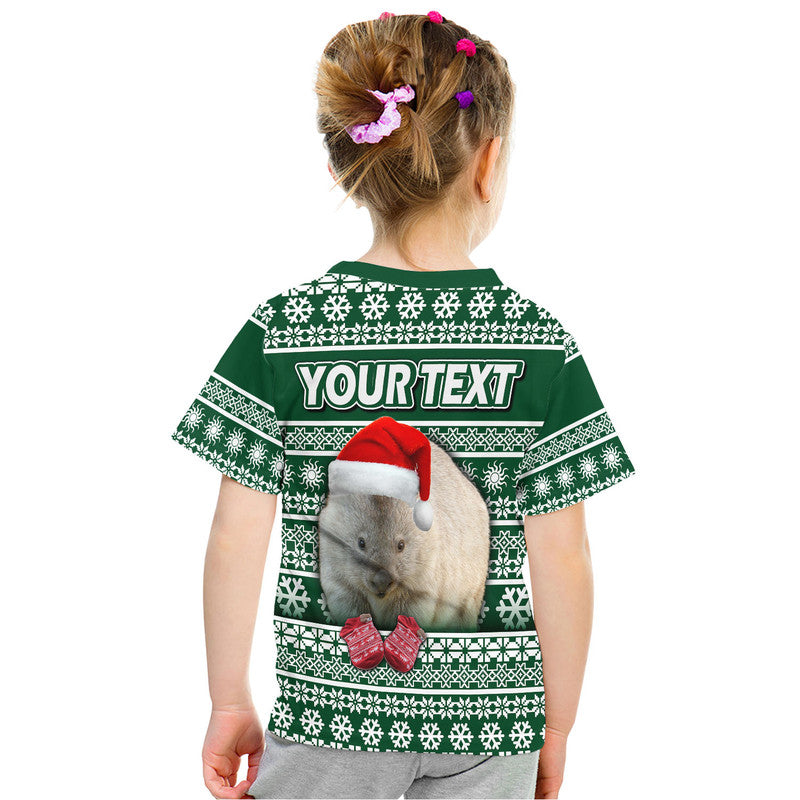 (Custom Personalised) Australian Wombat Christmas Vibe With Aboriginal Dot Painting Style T Shirt LT9 - Vibe Hoodie Shop