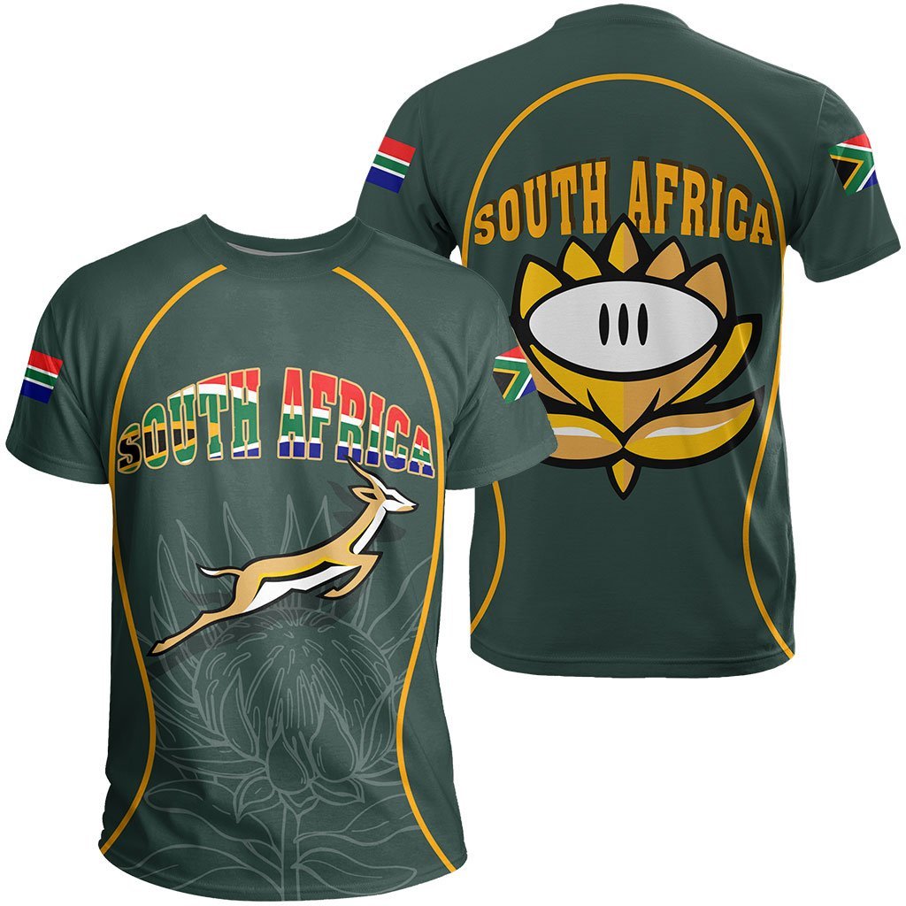 South Africa T shirt - Gel Style - Green - Vibe Hoodie Shop