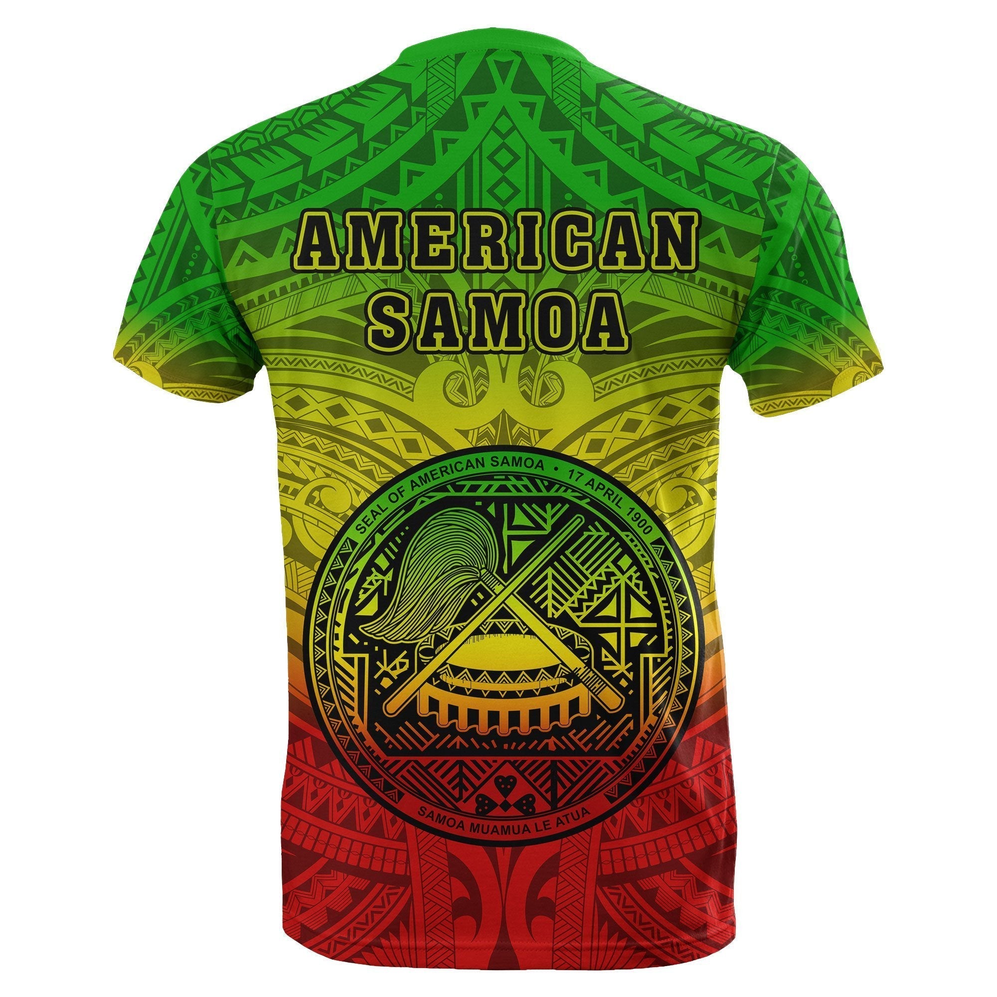 American Samoa T shirt - Rasta Life Style - Vibe Hoodie Shop