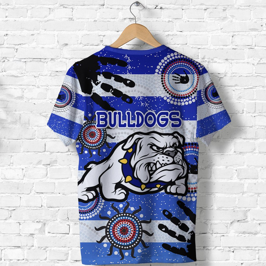 (Custom Personalised) Bulldogs T shirt Indigenous Country Style No.1 - Vibe Hoodie Shop