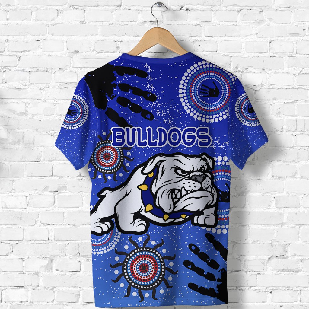 (Custom Personalised) Bulldogs T shirt Indigenous Country Style - Vibe Hoodie Shop