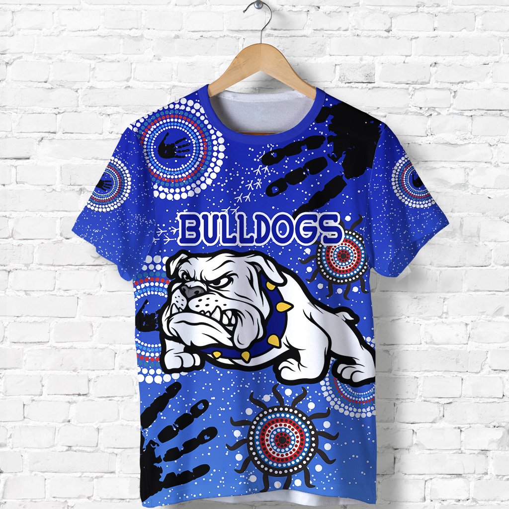 Bulldogs T shirt Indigenous Country Style - Vibe Hoodie Shop