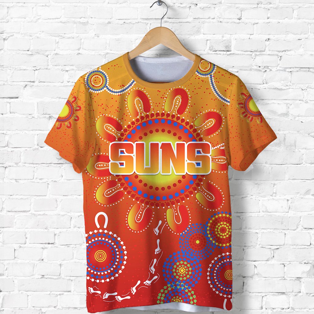 NAIDOC Suns T shirt Gold Coast Indigenous Style - Vibe Hoodie Shop