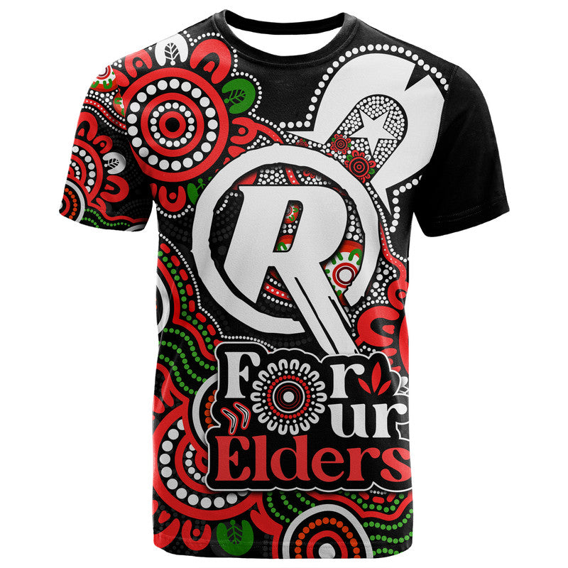 (Custom Personalised) Melbourne Renegades Cricket T Shirt NAIDOC Torres Strait For Our Elders LT9 - Vibe Hoodie Shop