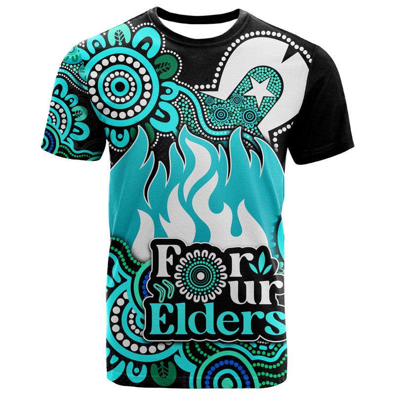 Brisbane Heat Cricket T Shirt NAIDOC Torres Strait For Our Elders LT9 - Vibe Hoodie Shop