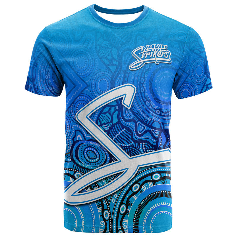 (Custom Personalised) Adelaide Strikers Indigenous Aboriginal Arts T Shirt LT9 - Vibe Hoodie Shop