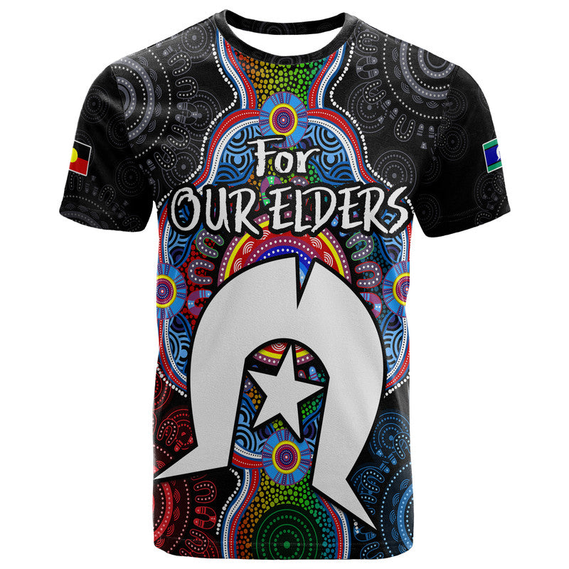 NAIDOC Week 2023 T Shirt For Our Elders Indigenous LT9 - Vibe Hoodie Shop
