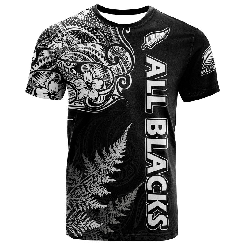 (Custom Personalised) New Zealand Silver Fern Rugby T Shirt Maori Ethics Style LT9 - Vibe Hoodie Shop