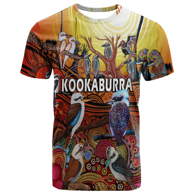 (Custom Personalised) Australia Kookaburra Dreaming Aboriginal Arty Style T Shirt LT9 - Vibe Hoodie Shop