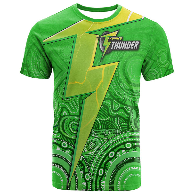 Sydney Thunder Indigenous Aboriginal Arts T Shirt LT9 - Vibe Hoodie Shop