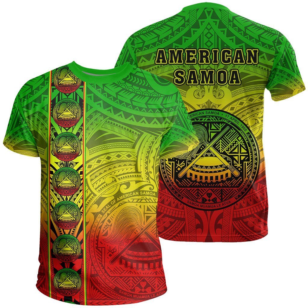 American Samoa T shirt - Rasta Life Style - Vibe Hoodie Shop