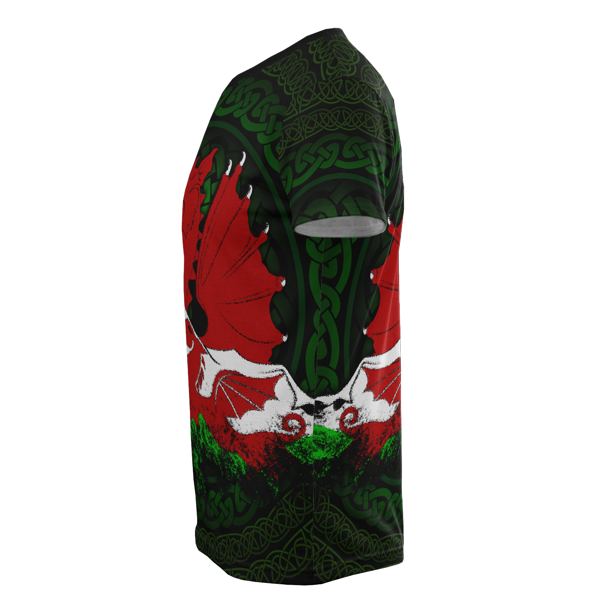 Wales T shirt - Cymru Dragon - Vibe Hoodie Shop