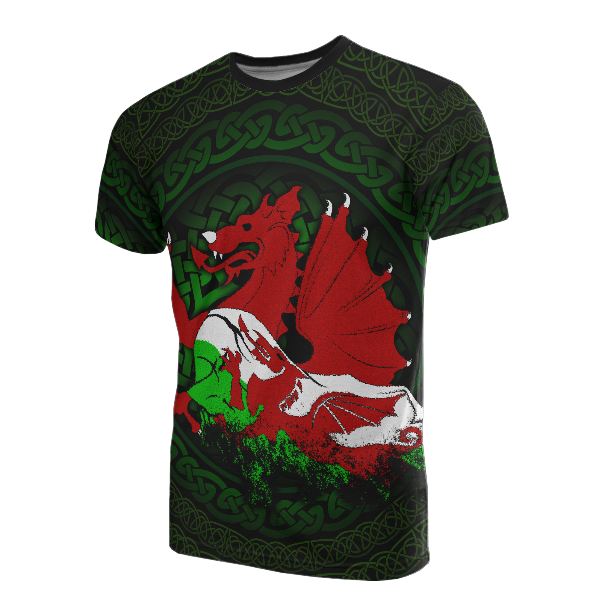 Wales T shirt - Cymru Dragon - Vibe Hoodie Shop