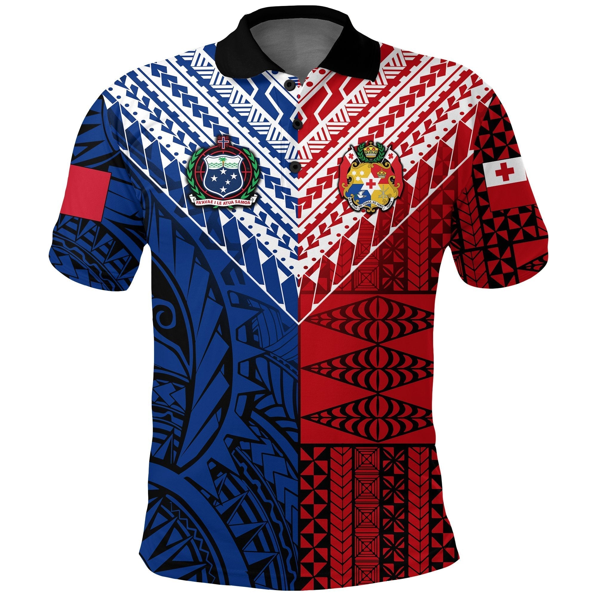 Tokouso Polo Shirt Tonga Samoa Together - Vibe Hoodie Shop