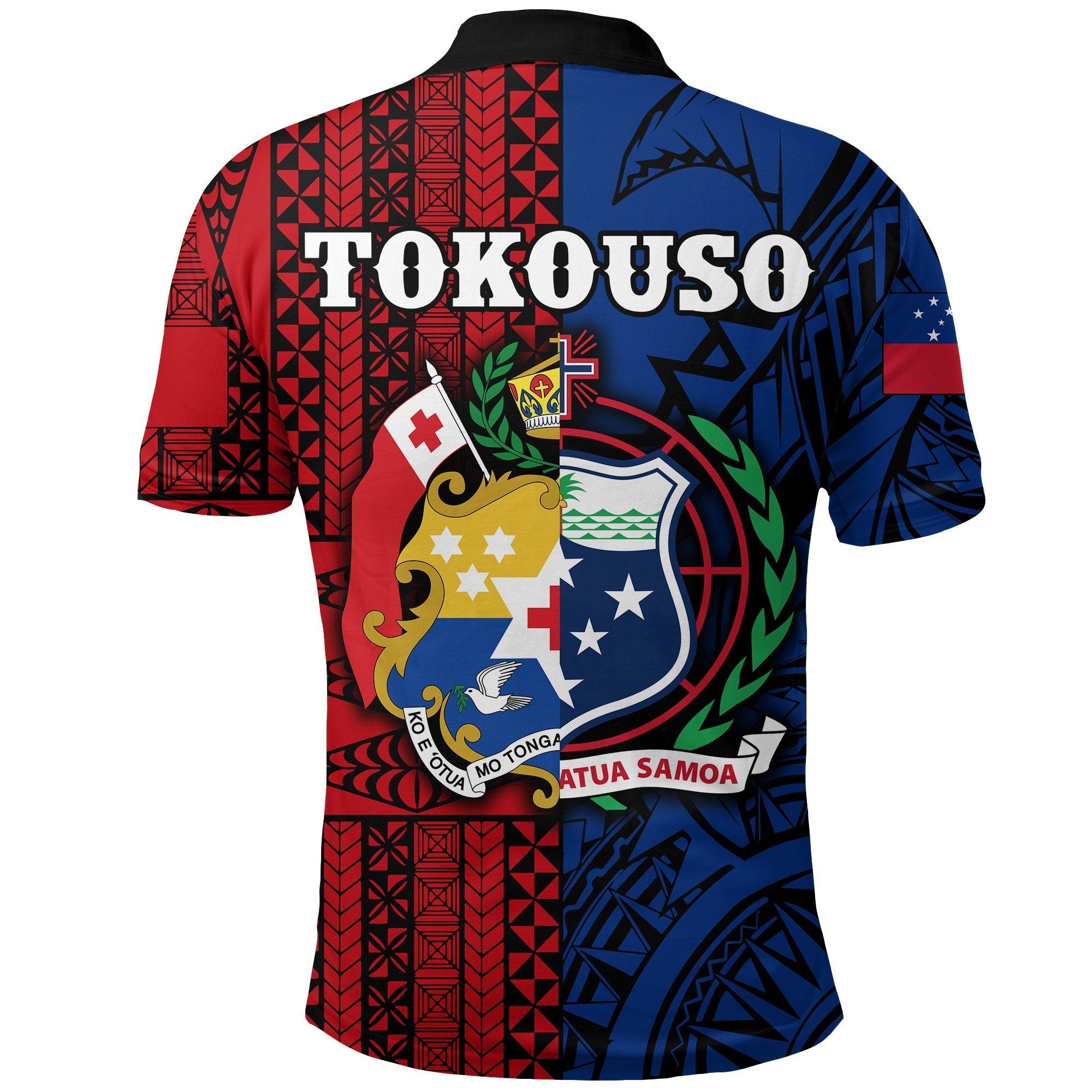 Tokouso Polo Shirt Tonga Samoa Together - Vibe Hoodie Shop