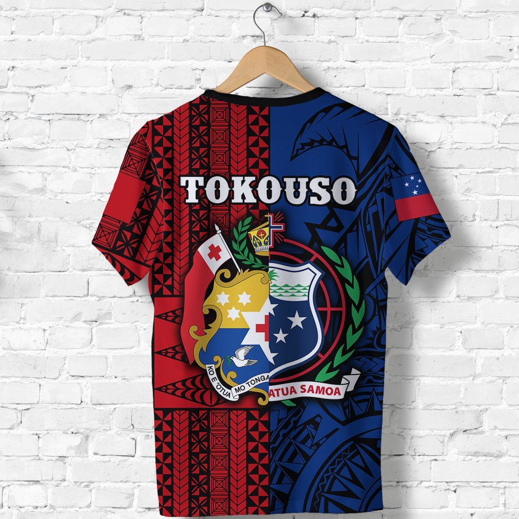 Tokouso T shirt Tonga Samoa Together - Vibe Hoodie Shop