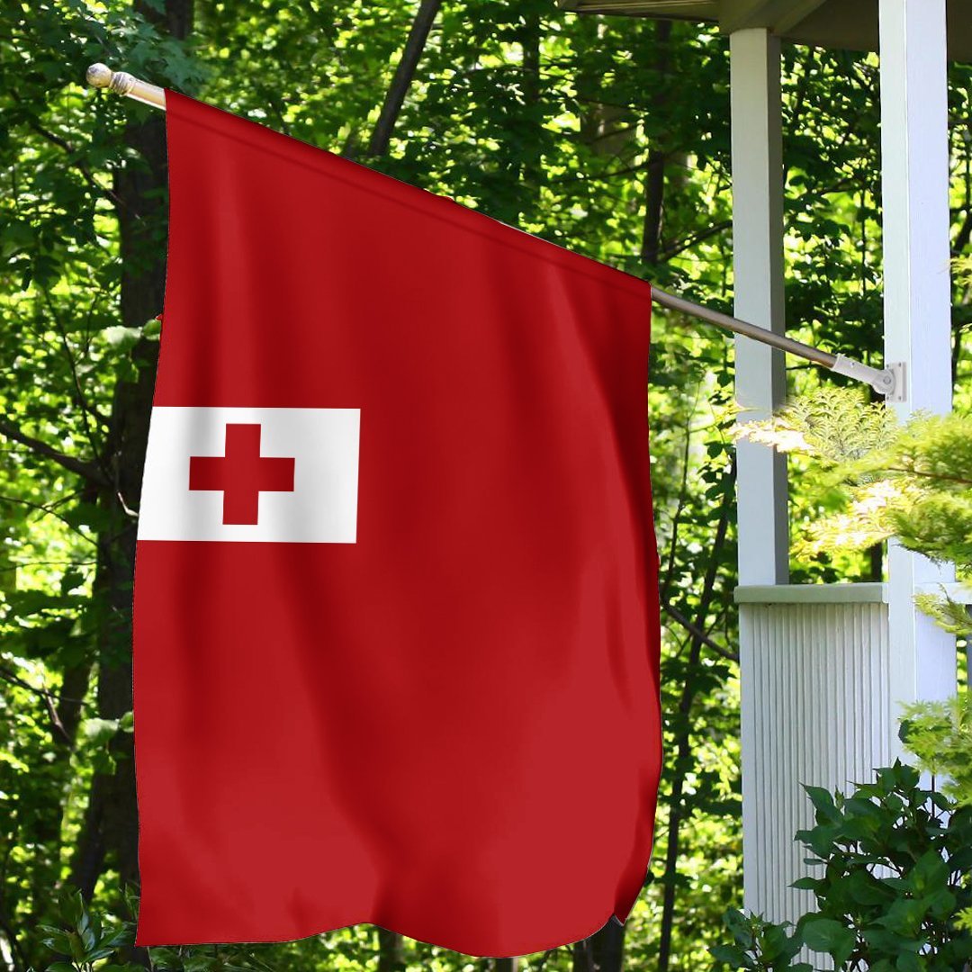 Tonga Flag - (Garden Flag/House Flag) - Vibe Hoodie Shop